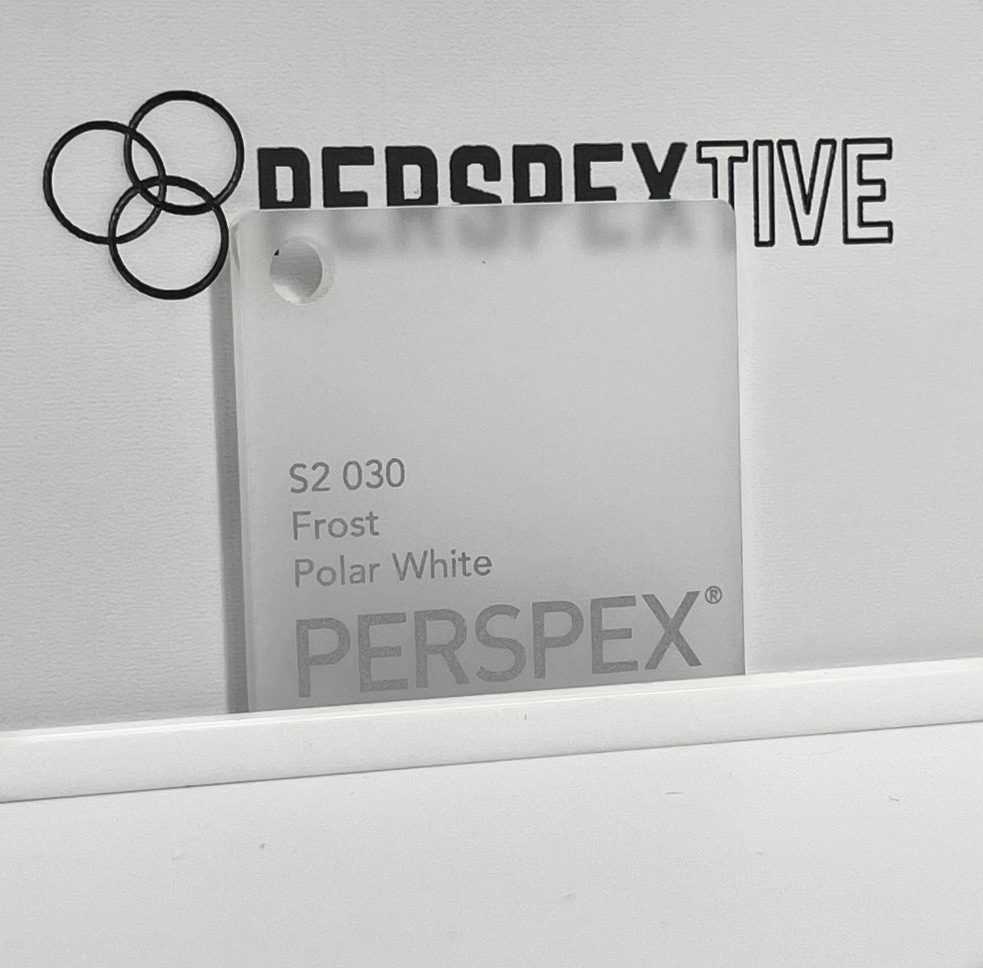 Frosted Perspex Sheets  / S2 030 Polar White  / White frosted acrylic Sheets