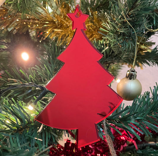 MIRRORED CHRISTMAS TREE BLANK